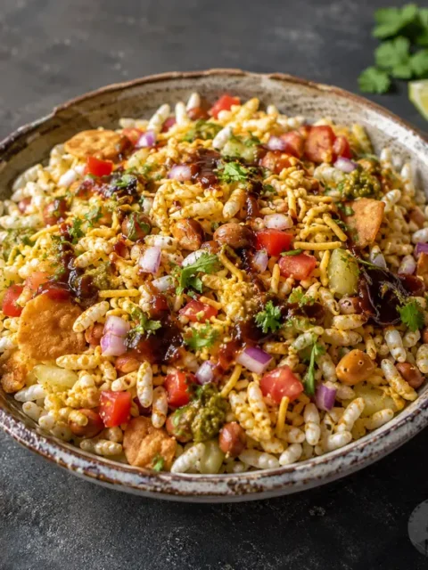 Image of Bhel Puri in a bowl