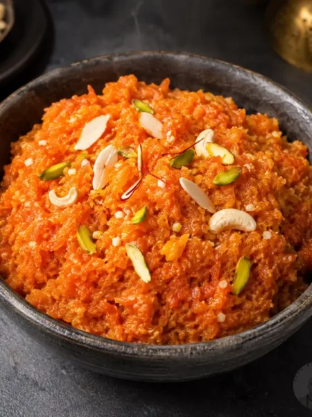 Photo of Gajar Halwa in a bowl.