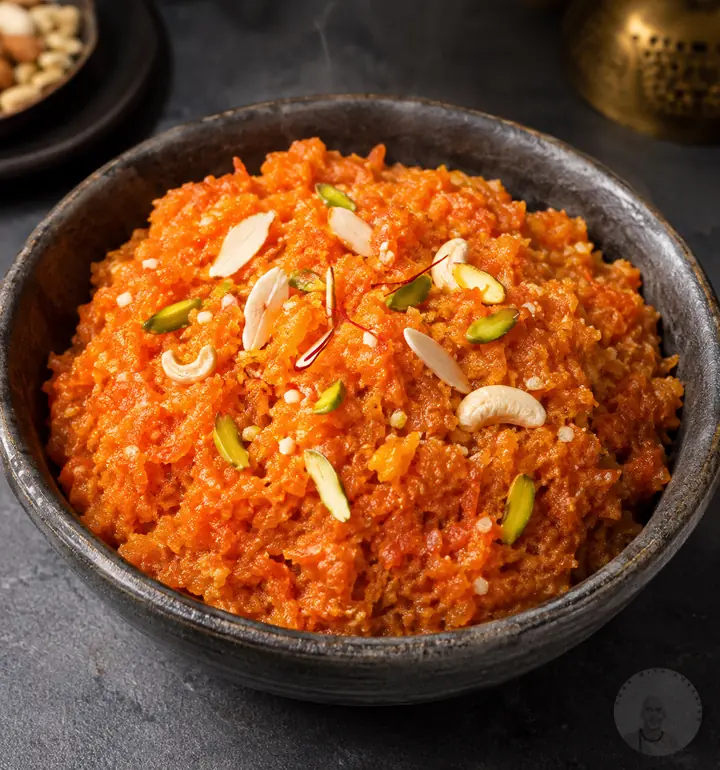 Photo of Gajar Halwa in a bowl.