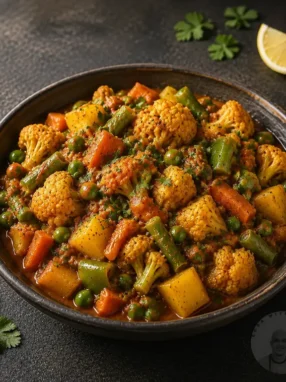 Image of homemade vegetable curry